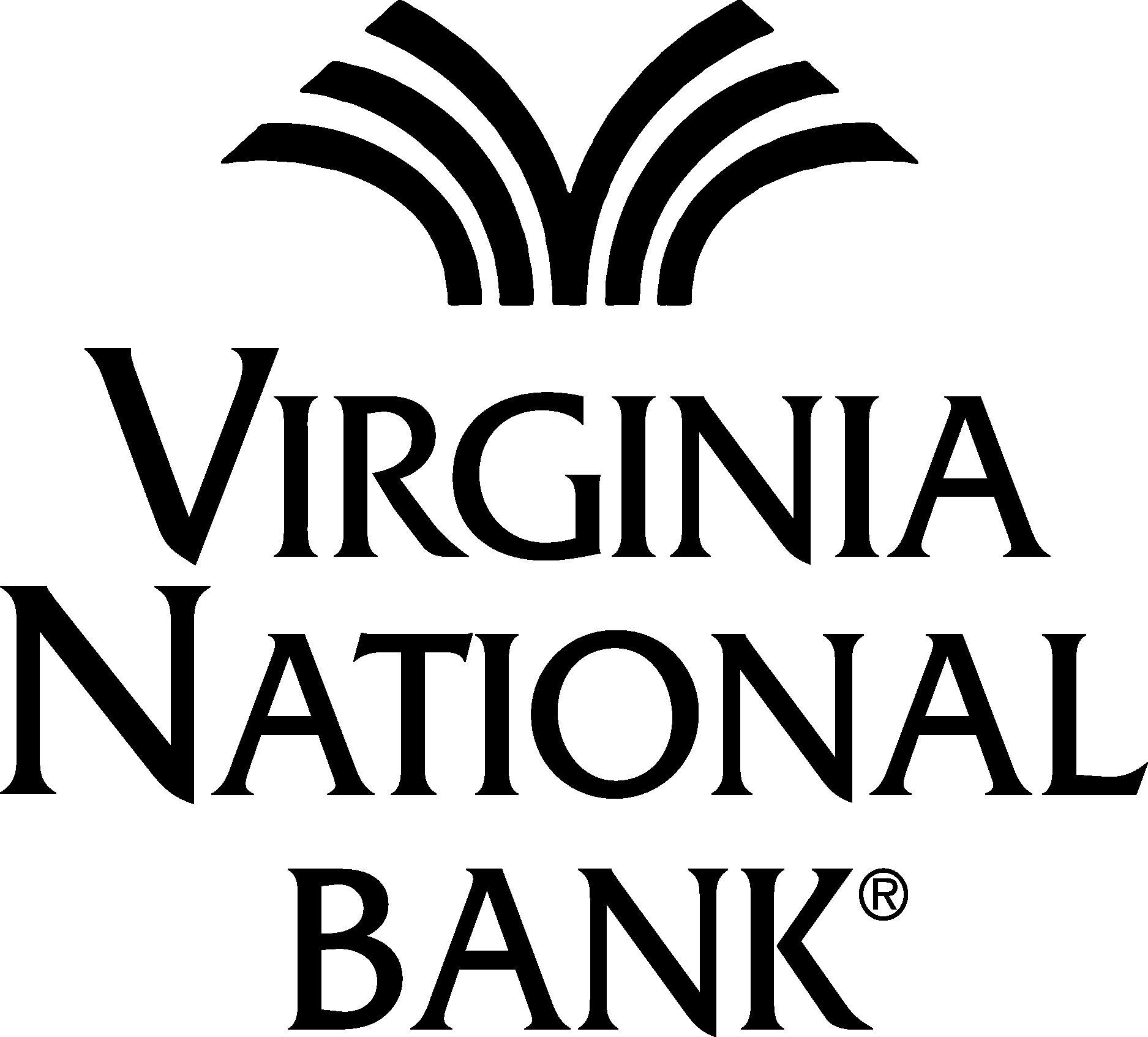 Virginia National Bank Black Logo Vector Logo